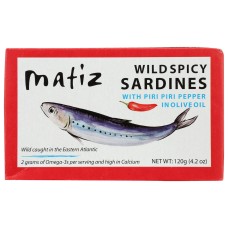 MATIZ: Wild Spicy Sardines, 4.2 oz