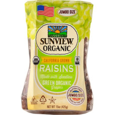 SUNVIEW RAISINS EB: Organic Green Raisins, 15 oz SUNVIEW RAISINS EB: Organic Green Raisins, 15 oz