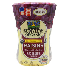 SUNVIEW RAISINS EB: Organic Red Raisins, 15 oz SUNVIEW RAISINS EB: Organic Red Raisins, 15 oz