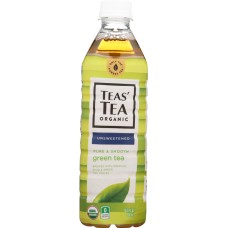 TEAS' TEA: Organic Pure Green Tea Unsweetened, 16.9 oz