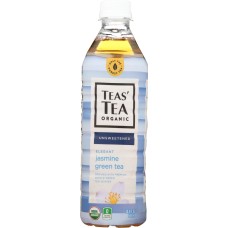 TEAS' TEA: Organic Unsweetened Jasmine Green Tea, 16.9 oz