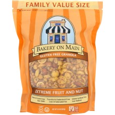 BAKERY ON MAIN: Gluten Free Granola Extreme Fruit & Nut, 22 oz