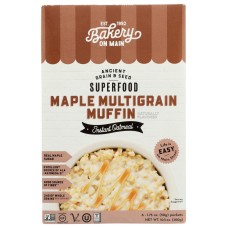 BAKERY ON MAIN: Oatmeal Inst Gf Mpl Mltgrn Muffin 6Ct, 10.56 oz