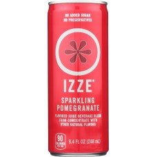 IZZE BEVERAGE: Sparkling Juice Pomegranate, 8.4 fl oz