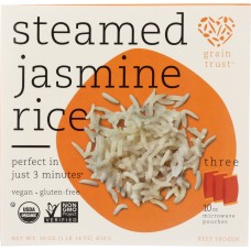 GRAIN TRUST: Steamed Jasmine Rice, 30 oz