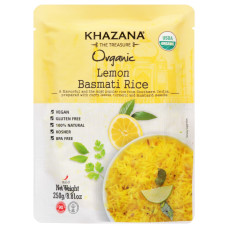 KHAZANA: Organic Lemon Basmati Rice, 8.81 oz