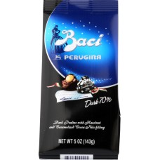 PERUGINA: Chocolate Dark Baci, 70%, 5 oz