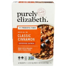 PURELY ELIZABETH: Oatmeal Cinnamon Classic, 9.12 OZ