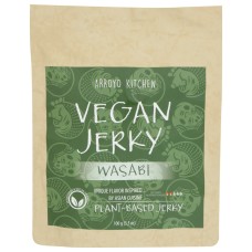ARROYO KITCHEN: Jerky Plant Based Wasabi, 3.5 OZ