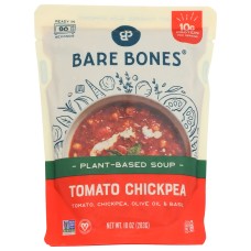 BARE BONES: Soup Chickpea Tomato Pb, 10 oz