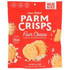 PARM CRISPS: Four Cheese Crisps, 5 oz PARM CRISPS: Four Cheese Crisps, 5 oz