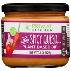 PRIMAL KITCHEN: Dip Queso Spicy, 11.5 oz