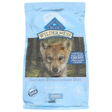 BLUE BUFFALO: Dog Food Pppy Chc Wldrns, 4.5 LB