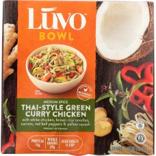 LUVO: Thai-style Green Curry Chicken Bowl, 9 oz