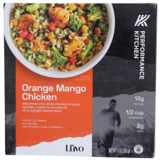 LUVO: Bowl Chicken Orange Mango, 10 oz