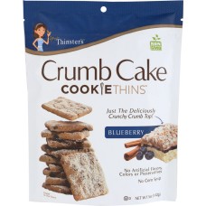 MRS THINSTERS: Cookie Thin Blueberry Crumb Cake, 5 oz