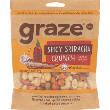GRAZE: Snack Spicy Sriracha Crunch, 4.4 oz