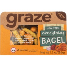 GRAZE: Snack New York Everything Bagel Sesame Stick, 1.3 oz
