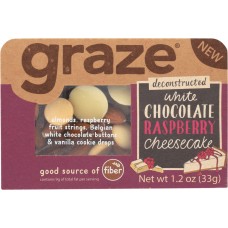 GRAZE: Snack White Chocolate Raspberry Cheesecake, 1.2 oz