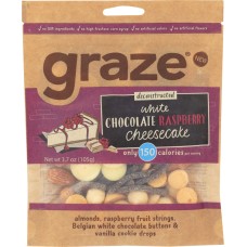 GRAZE: Snack White Chocolate Raspberry Cheesecake, 3.7 oz