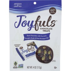 JOYFULS: Dark Chocolate with Currants, Pumpkin Seeds & Pink Himalayan Salt, 4 oz