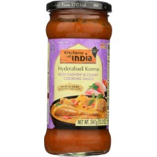 KITCHENS OF INDIA: Sauce Cooking Cashew & Cumin, 12.2 oz