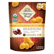 SUNNY FRUIT: Organic Dried Pitted Dates, 8.8 oz SUNNY FRUIT: Organic Dried Pitted Dates, 8.8 oz