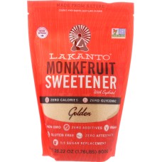 LAKANTO: Sweetener Golden Monkfruit, 28.22 oz