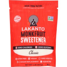 LAKANTO: Sweetener Classic Sugar Free, 16 oz