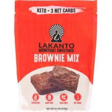 LAKANTO: Mix Brownie, 9.71 oz