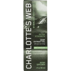 CHARLOTTES WEB: Extra Strength Hemp Extract Oil Mint Chocolate, 1 oz