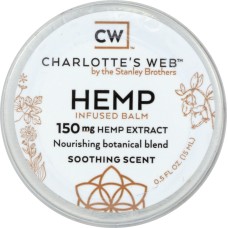 CHARLOTTES WEB: Hemp Infused Balm Soothing Scent, 0.5 oz