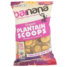 BARNANA: Plantain Scoops Himalayan Pink Salt, 5 oz BARNANA: Plantain Scoops Himalayan Pink Salt, 5 oz