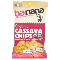 BARNANA: Cassava Chips Himalayan Pink Salt, 5 oz BARNANA: Cassava Chips Himalayan Pink Salt, 5 oz