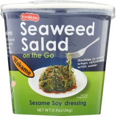 JAPANESE DELIGHT: Sesame Soy Dressing Seaweed Salad, 0.9 oz