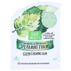 PROJECT 7: Spearmint Farms Clean Chewing Gum, 0.53 oz