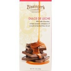 BISSINGERS: Dulce De Leche Chocolate Bar, 3 oz