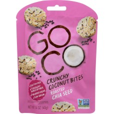 GO CO: Coconut Chia Bites, 1.4 oz