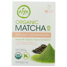AIYA: Infused Genmaicha Organic Matcha, 1 ea