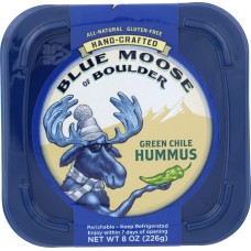 BLUE MOOSE OF BOULDER: Hummus Green Chile, 8 oz