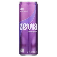 ZEVIA: Grape Soda, 12 fo