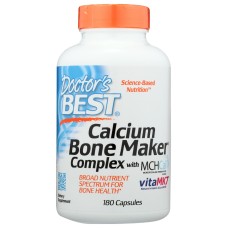 DOCTORS BEST: Calcium Bone Complex, 180 cp