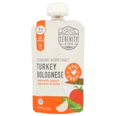 SERENITY KIDS: Baby Food Turkey Bologns, 3.5 oz