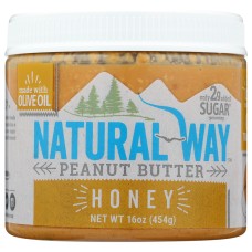 NATURAL WAY: Peanut Butter Honey, 16 oz