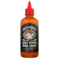 MELINDAS: Sauce Wing Ghost Pepper Cream, 12 oz