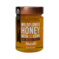 EMIRELLI: Wildflower with Comb Honey, 16 oz