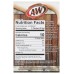 A&W: Root Beer Powder Drink Mix 6 Packets, 0.53 oz