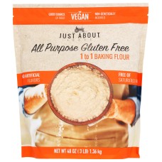 JUST ABOUT FOODS: Gluten Free All Purpose Flour, 3 lb