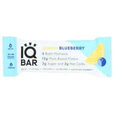 IQ BAR: Lemon Blueberry Bar, 1.6 oz