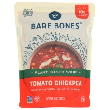 BARE BONES: Soup Chickpea Tomato Pb, 10 oz